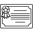 International Rank Certificates Icon