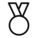 Gold Silver and Bronze Medals Icon
