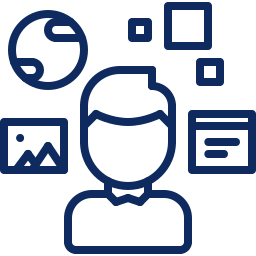 Global Recognition and Exposure Icon